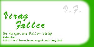 virag faller business card